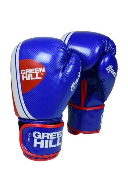Knock Out Carbon Deri Boks Ve Kick-boks Eldiveni Mavi