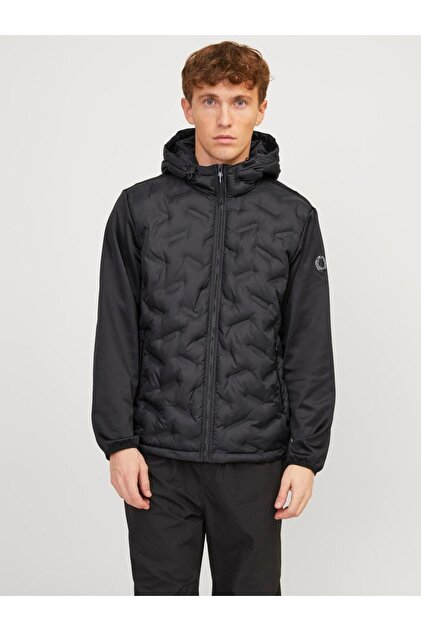 Jack & Jones JCOHEAT HYBRID JACKET NOOS Kapüşonlu Hibrit Ceket