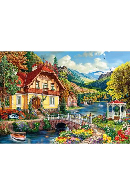 Ks Games 23015 House By The Pond 120x85cm Yapboz/puzzle 3000 Parça