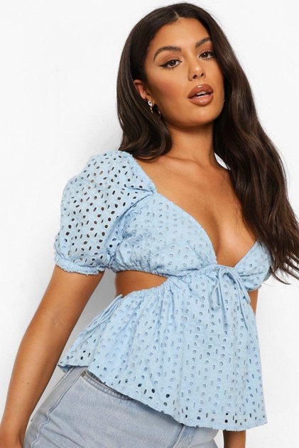 Women's Light Blue Blouse