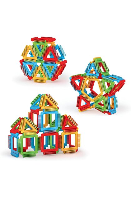 Genel Markalar Eğitici Oyuncak Geometrik Puzzle 64 Parça Motor