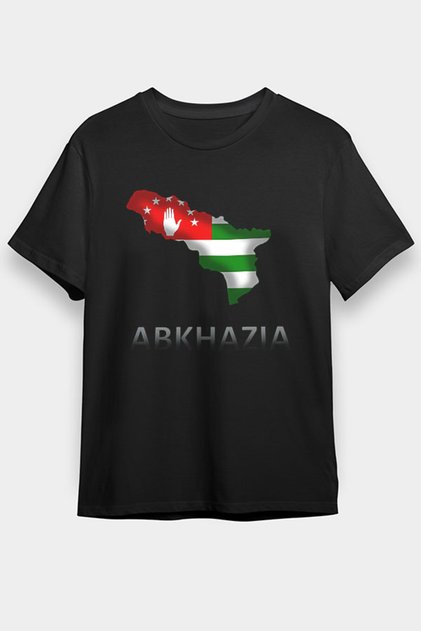 Abkhazia Black Unisex T-Shirt T-Shirt