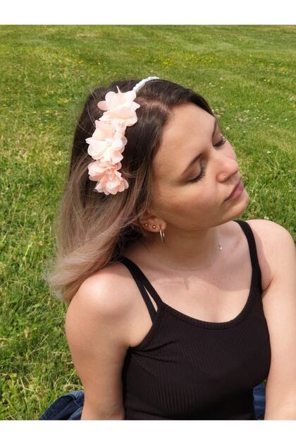 Melkady 233so - Flower Crown with Pearls, Maternity Crown