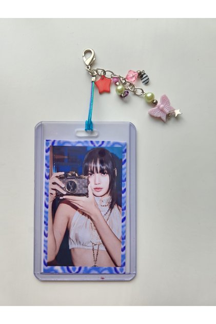 Blackpink Lisa Charmlı Holder Toploader Fotokart dahil