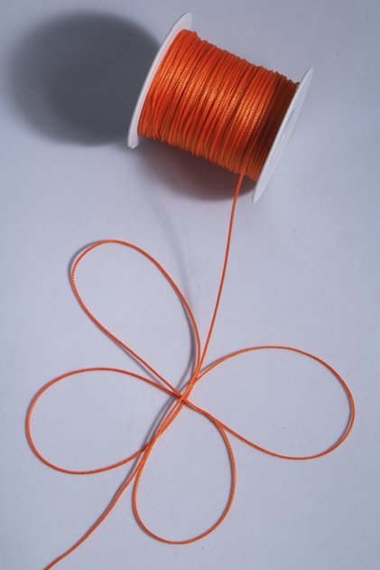 1 mm 50 Meters Orange Color Parachute Cord Necklace Bracelet Jewelry Design Cord