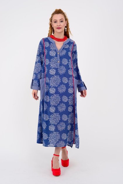 WOMEN'S SLIPDING DETAIL POCKET DRESS