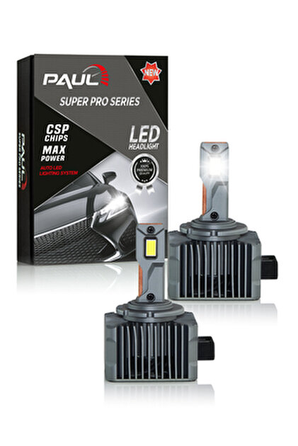 PAULLED Paul Süper Pro D1S 24.000 Lümen Güç Şimşek Etkili Odaklı