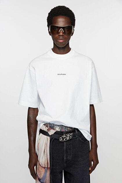 BrandsBoutique Loose Fit Acne Studios Beyaz Tshirt - Fiyatı, Yorumları