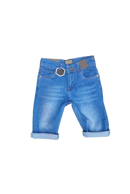 Boy's Flexible Basic Lycra Denim Capri