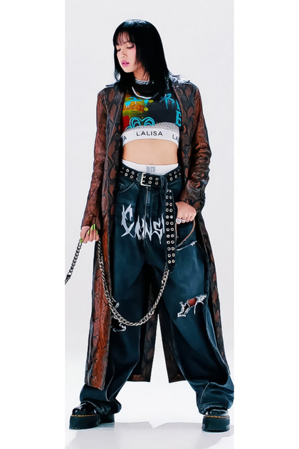 owl bag KPOP - Blackpink - Lisa desenli tasarım tek yön baskılı