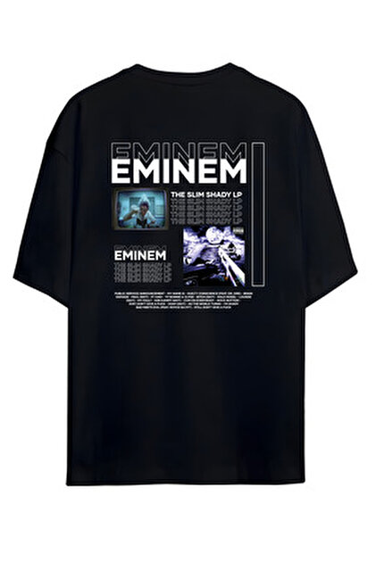 Adrift Eminem - The Eminem Show Tasarımlı Unisex Oversize T-shirt