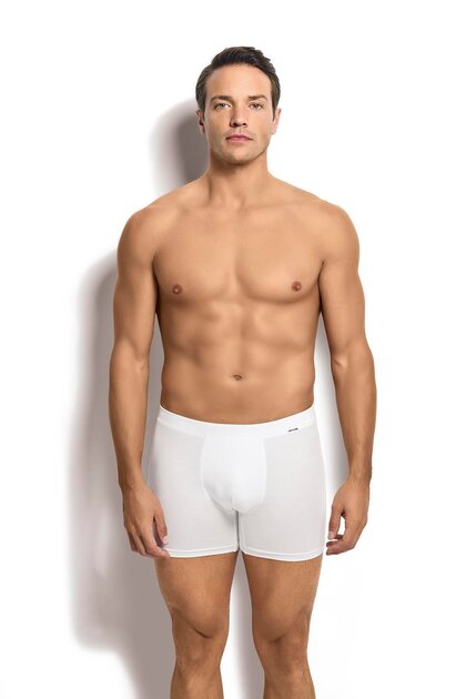 Men's White Modal Cotton 3-Piece Boxer 255