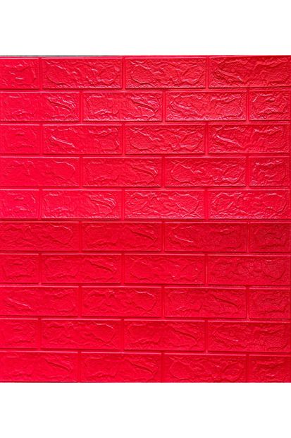 Renkli Duvarlar Kendinden Yapışkanlı 70x77cm 10 Adet Taş Duvar Kağıdı Paneli Nw56 - 2