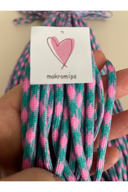PARACORD İP 4mm 7 ÇEKİRDEK (5 metre) PARAŞÜT KORDON BİLEKLİK KAMP ÇADIR HALHAL ÇANTA ŞAPKA İPİ
