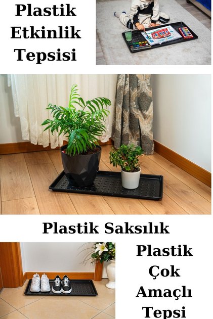 Çok Amaçlı Plastik Etkinlik Tepsisi Saksılık Düzenleyici - HT-039