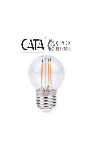 5 ADET CT 4288 Cata 4W Flament Led Ampul Günışığı 3200k E27 Duy