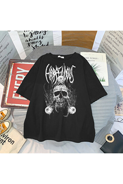GALASHOP Punk Dark Grunge Gothic Skull T-shirt mod76 - Fiyatı