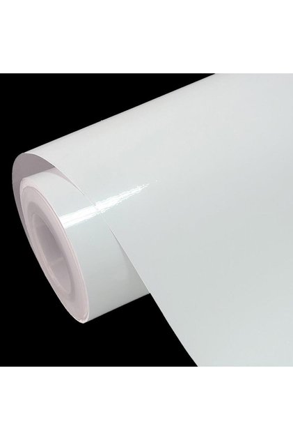 Glossy White Foil - Coating Foil 34 Cm X 4 Meters