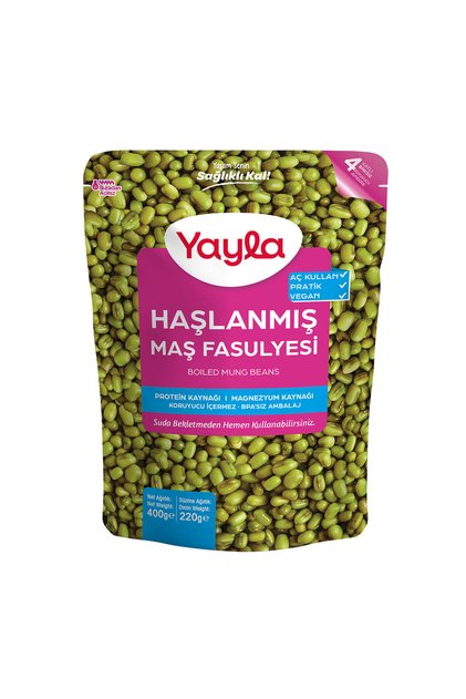 Haşlanmış Maş Fasulyesi 400 gr