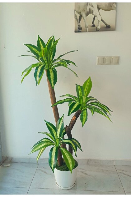 Genel Markalar Yapay Yuka Ağacı 1.50 Mt Boy Yucca 3 Gövdeli Kılıç