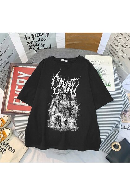 GALASHOP Punk Dark Grunge Gothic Skull T-shirt mod76 - Fiyatı