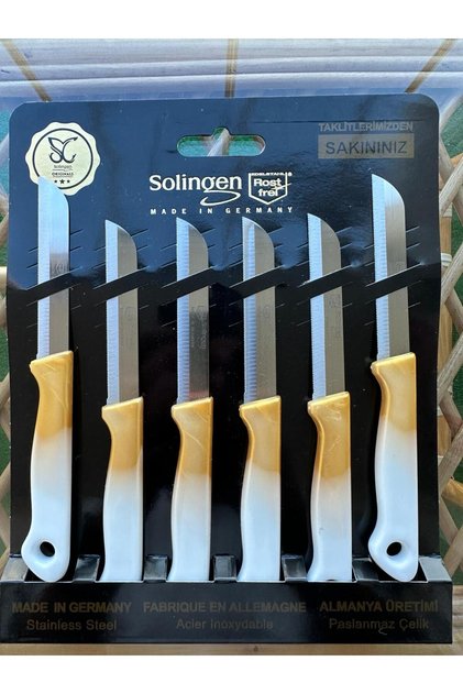 SOLİNGEN Tırtıklı Meyve ve Sebze Bıçağı 6 Adet