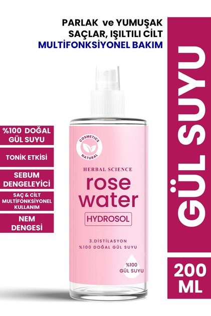 Herbal Science Rosewater 200 ml