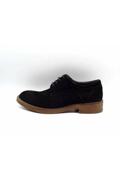 Winter Black Suede Men's Shoes Au05