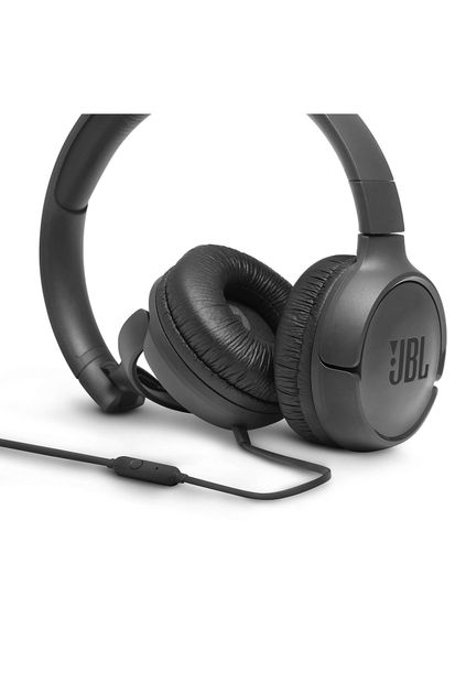 JBL T500 Siyah Kablolu Kulak Üstü Kulaklık (JBL Türkiye Garantili) - 4