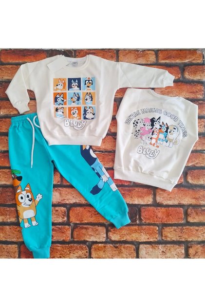 Children's Bluey Character Tracksuit Set Seasonal (BUY 1 SIZE LARGE)