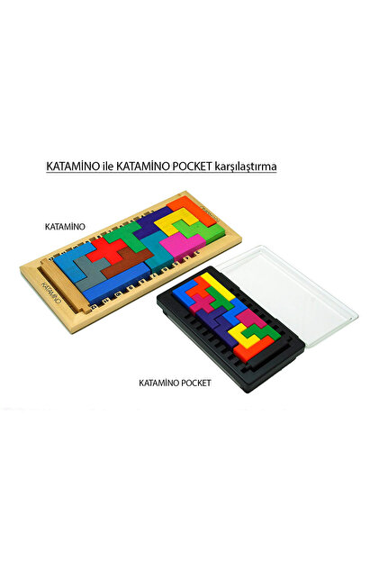Katamino Pocket - Gioco Da Viaggio Puzzle 2D/3D Con 500+ Sfide Per 1 Giocatore