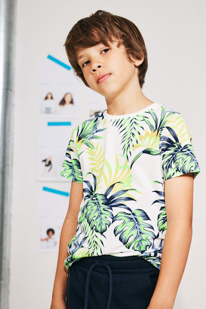 Jungen T-Shirt Beige