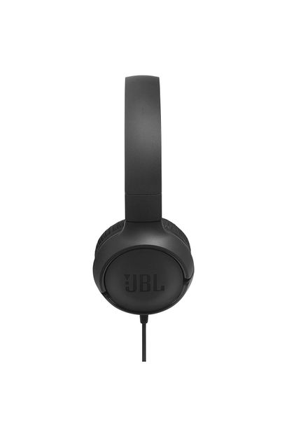 JBL T500 Siyah Kablolu Kulak Üstü Kulaklık (JBL Türkiye Garantili) - 7