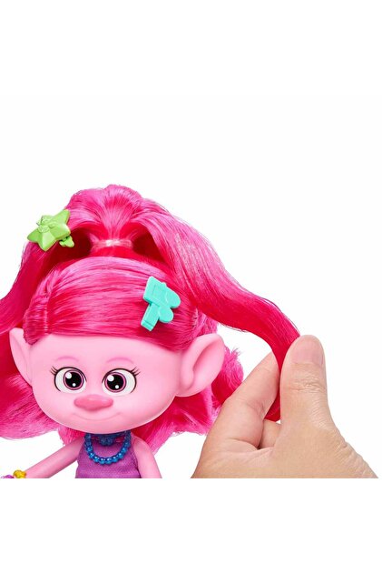 Mattel Trolls Band Together Hair-Tastic Queen Poppy HNF25 - Fiyatı