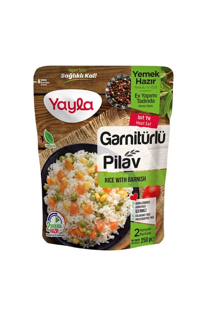 Hazır Yemek Garnitürlü Pilav 250 gr
