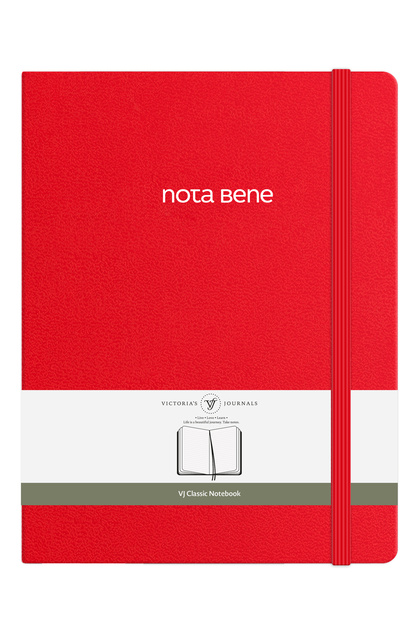 Nota Bene Classic Sert Kapak Defter, 19x25 cm, Çizgili
