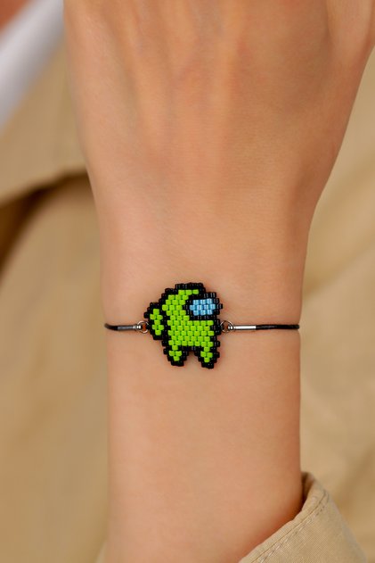 I - Miyuki among Us Bracelet - Handmade - Amongus