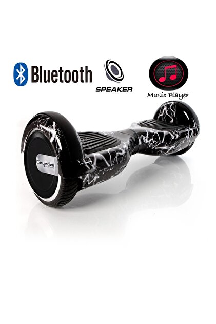 Elektrikli Kaykay Hoverboard Bluetooth Hoparlörlü 6.5 Inch Grafiti Desenli Otomatik Akıllı Denge
