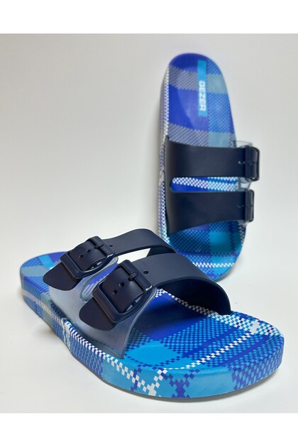 NON-SLIP ANATOMIC SOLE ADJUSTABLE BUCKLE BEACH, POOL, BALCONY, Terrace, BATHROOM, HOME AND STREET SLIPPERS