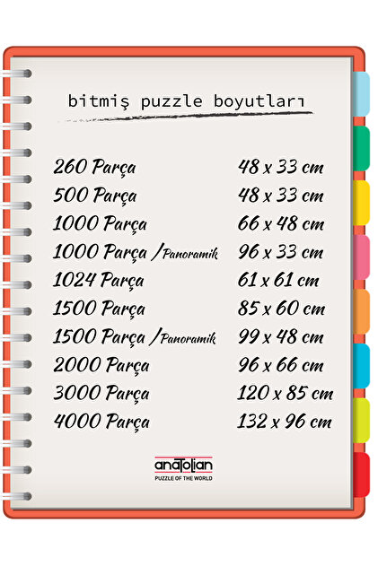 Anatolian Puzzle 1000 Parçalık Puzzle / Gezegenler - Kod:1033 - 3
