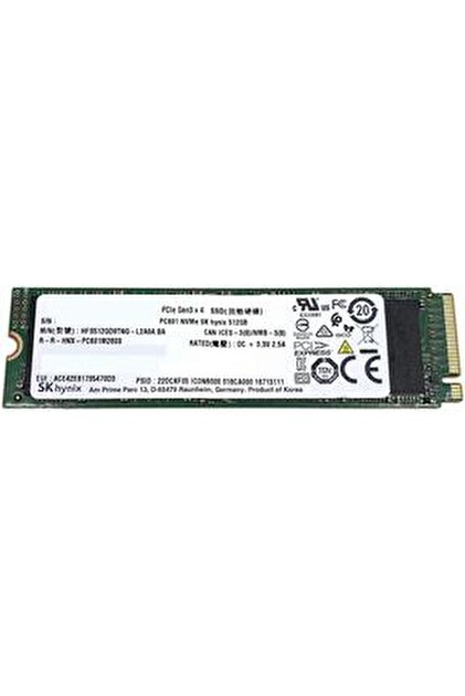 Samsung 512 GB 3100/1500 MB/s M.2 Nvme SSD MZ-VL8512D (KUTUSUZ
