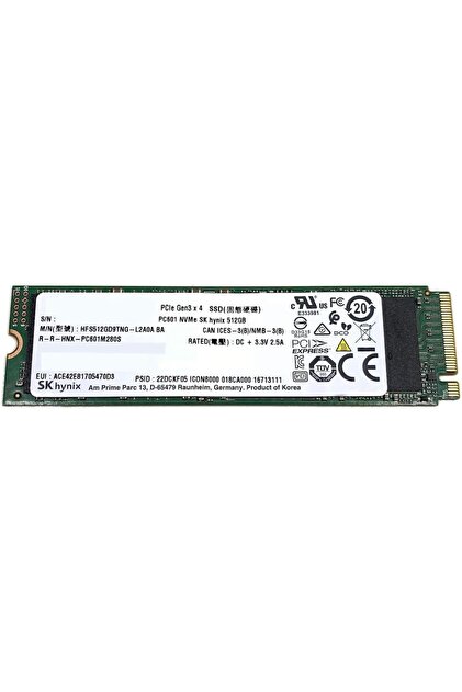 内蔵型SSD Samsung MZALQ512HBLU-00BL2 512GB SSD Samsung Pm991a Mzalq512hblu-00bl2 512gb M.2 Nvme Ssd - Fiyatı