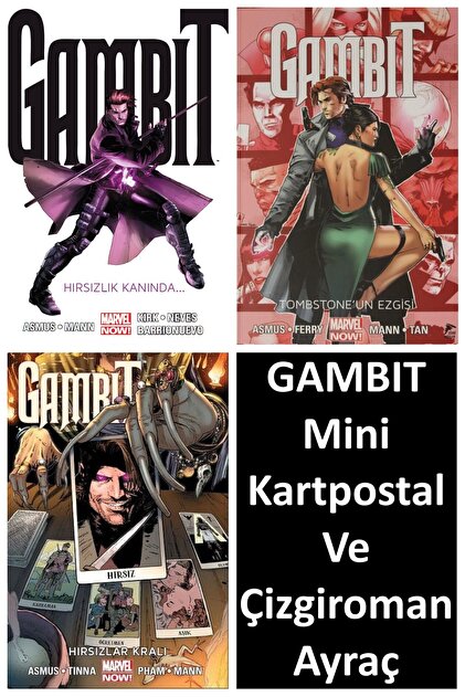 Çizgi Düşler Gambit Çizgi Roman 1-2-3. Citler Set | Gambit Mini