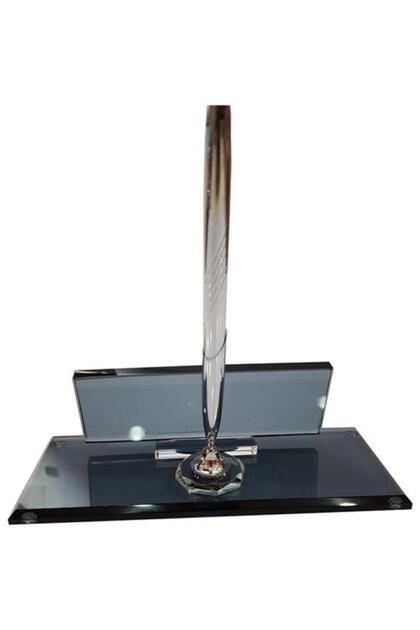 Crystal Desktop Pen Holder Office Executive Gift