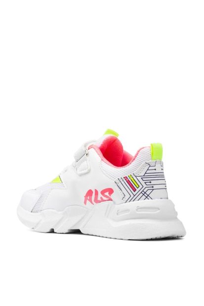 Alessio Kız Çocuk Beyaz Fuşya Yazlık Spor Ayakkabı - 6
