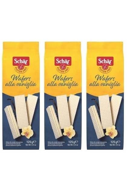 Wafers alla vaniglia 125g Vanilyalı Gofret 3 Adet