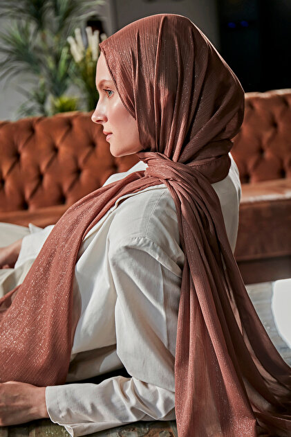 Scarf Glittered Evening Dress Shawl- Trendyol Scarf Glittered Evening Dress Shawl- Trendyol