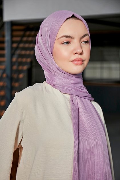 Simli Abiye Şal