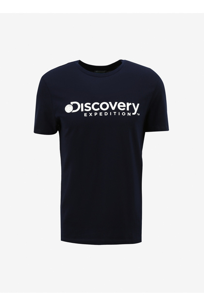 Discovery Expedition Lacivert Erkek Bisiklet Yaka T-Shirt D4SM