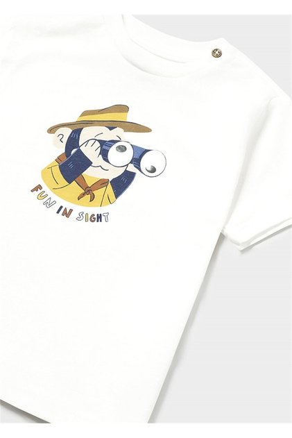 Baby Boy T-Shirt Cream 1018